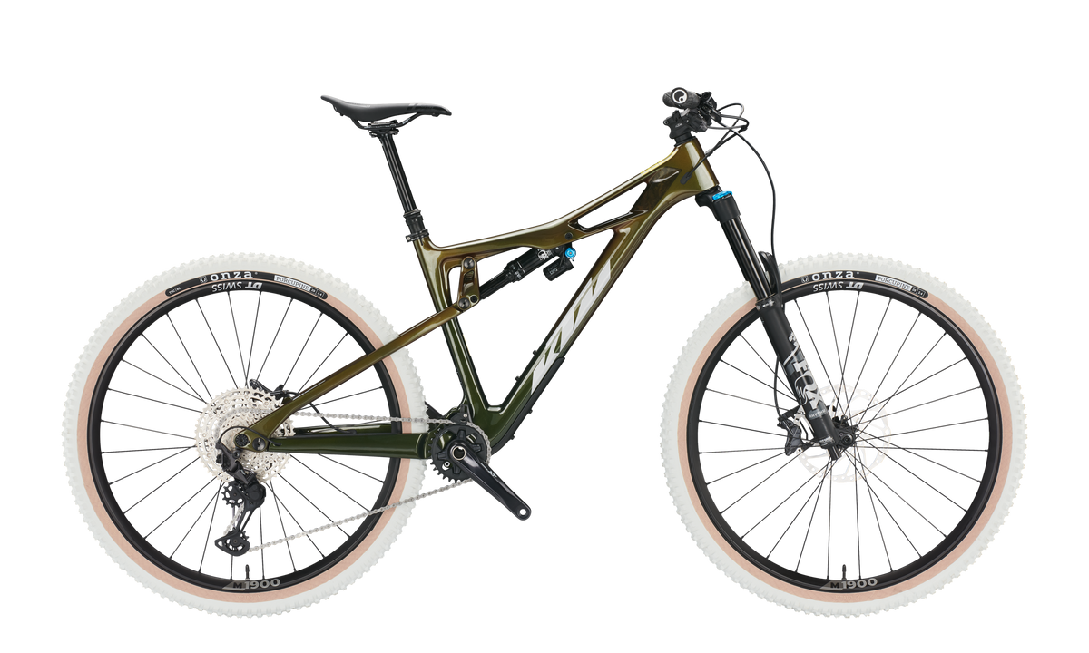 KTM PROWLER MASTER FROZEN MOSS (SILVER) 12-G SHIMANO DEORE XT (BLACK TIRES)