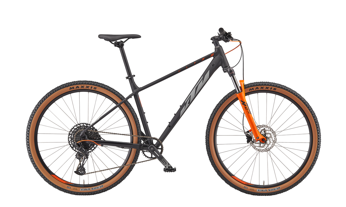KTM ULTRA FUN 29 BLACK MATT (GREY + ORANGE) 1X12